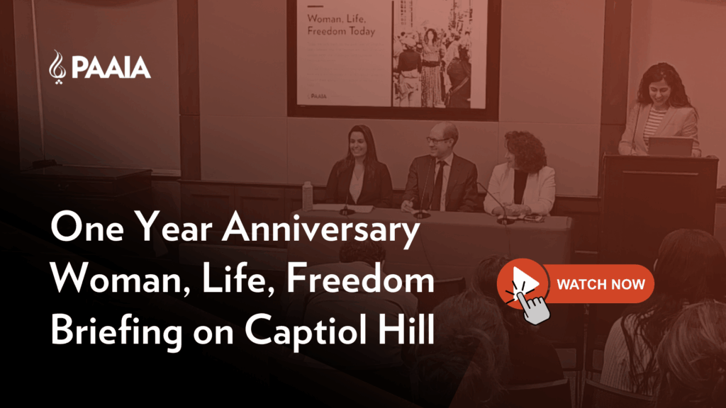 One Year Anniversary of Woman, Life, Freedom Congressional Briefing